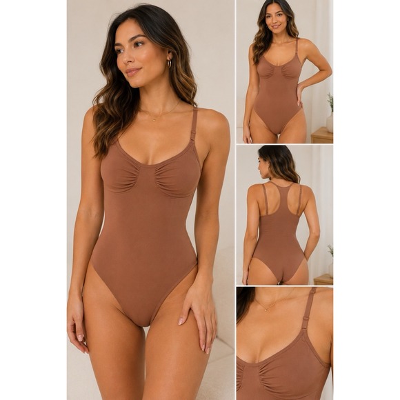 Curveez Other - Women Sculpting Bodysuit Tummy Control Seamless Thong Shapewear Full Body Shaper